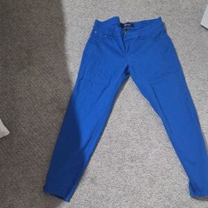 Rewash Size 11 Women's Boot Cut Jeans - Vibrant Blue